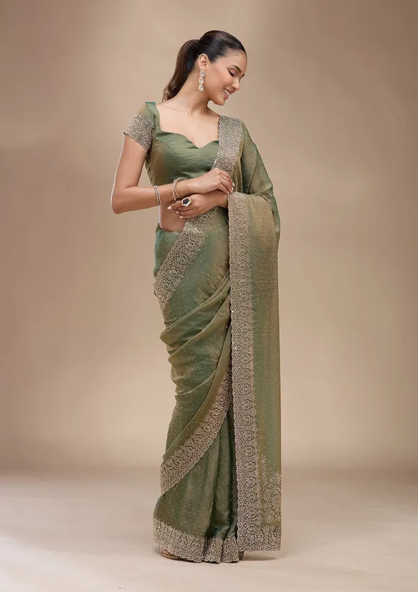 Sea_Green_Zariwork_Gold_Georgette_Saree