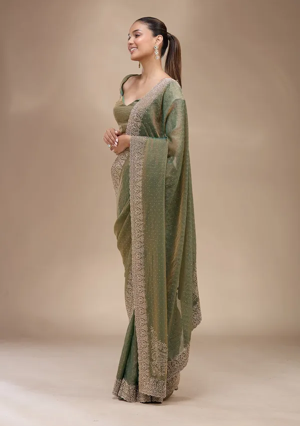 Sea_Green_Zariwork_Gold_Georgette_Saree