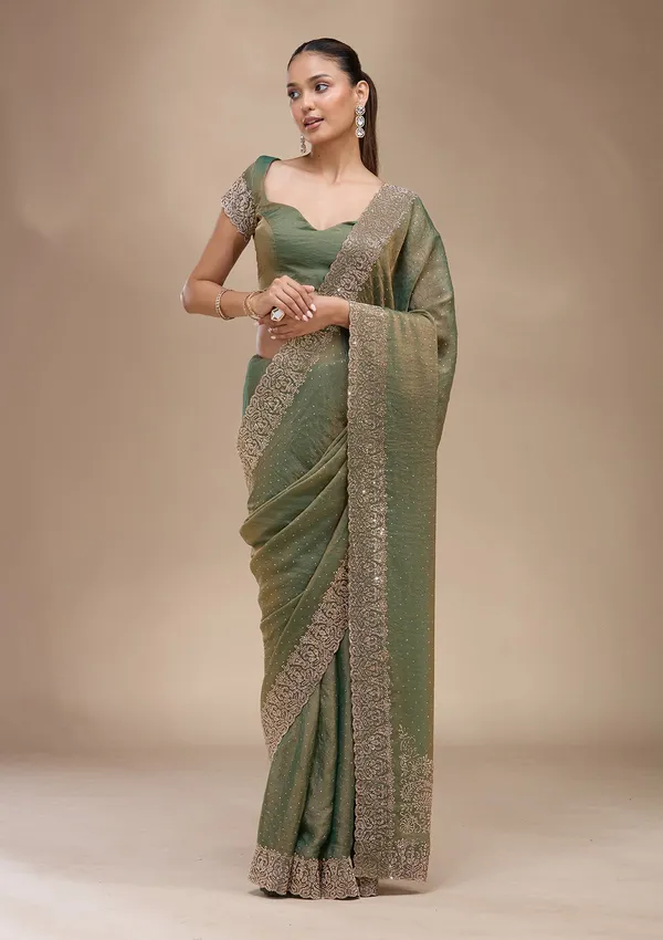 Sea_Green_Zariwork_Gold_Georgette_Saree