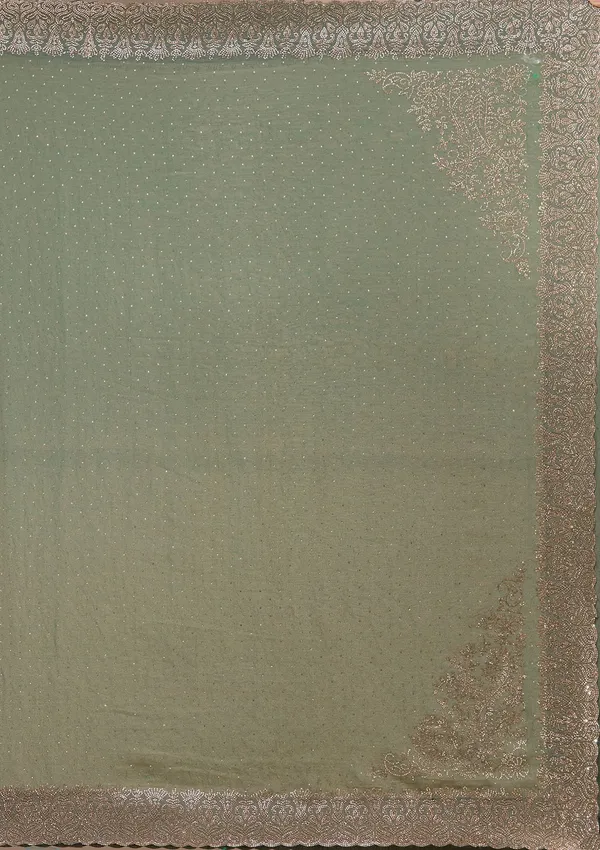 Sea_Green_Zariwork_Gold_Georgette_Saree