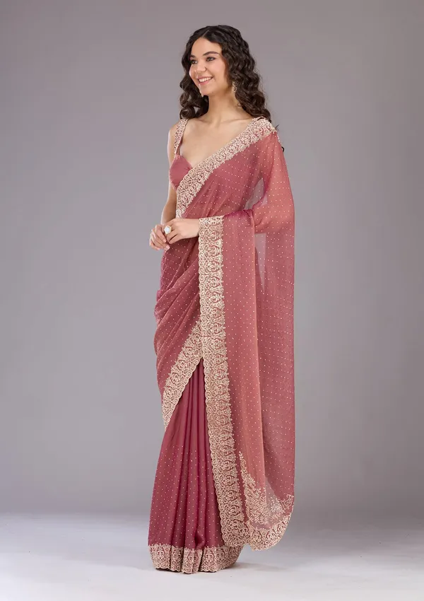 Onion_Pink_Zariwork_Gold_Georgette_Saree