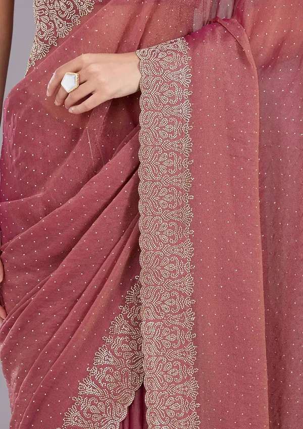 Onion_Pink_Zariwork_Gold_Georgette_Saree