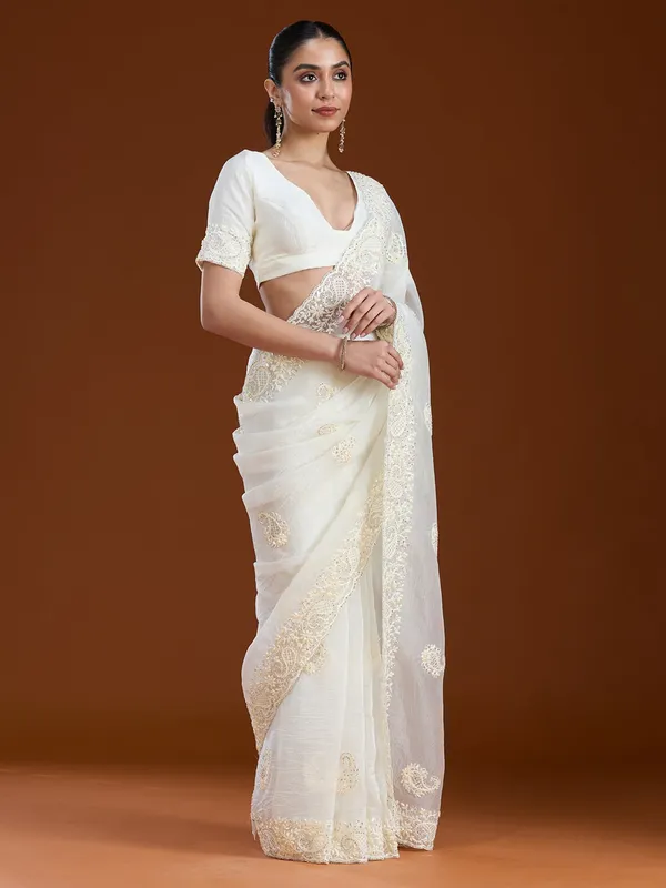 Teal_Green_Stonework_Gold_Tissue_Saree