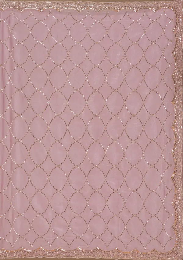 Light_Lavender_Sequins_Tissue_Saree