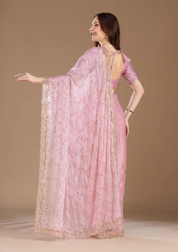 Light_Lavender_Sequins_Tissue_Saree