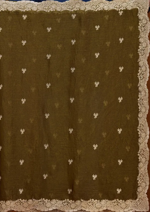 Mehendi_Zariwork_Gold_Tissue_Saree