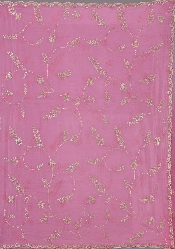 Onion_Pink_Stonework_Gold_Chiffon_Saree