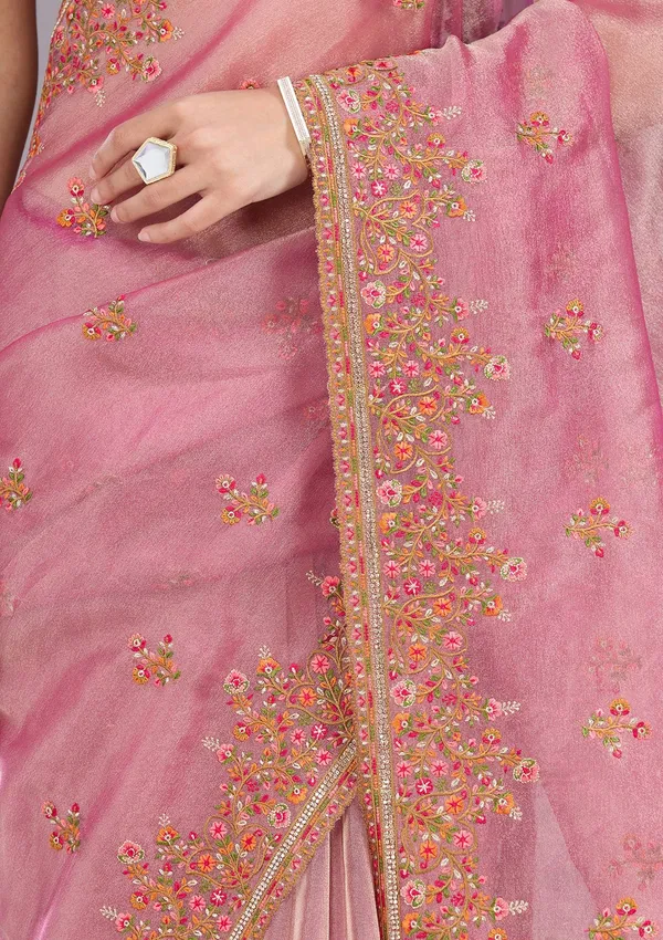 Onion_Pink_Threadwork_Tissue_Saree