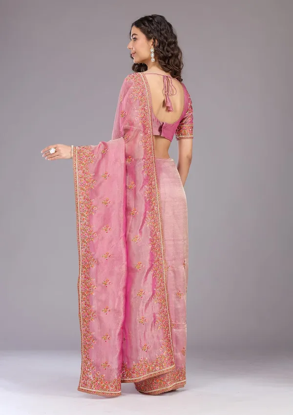 Onion_Pink_Threadwork_Tissue_Saree