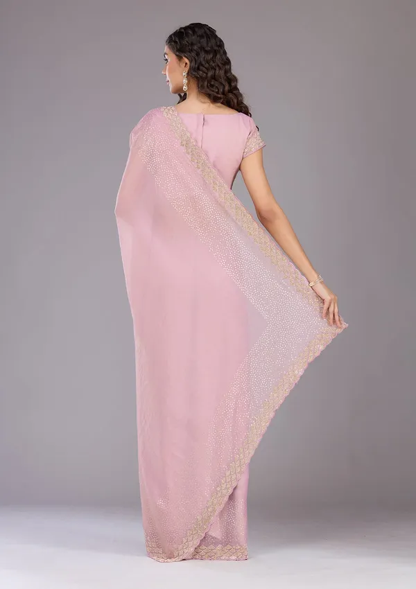 Lavender_Sequins_Tissue_Saree
