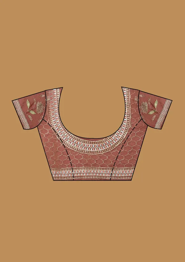 Onion_Pink_Zardozi_Gold_Tissue_Saree
