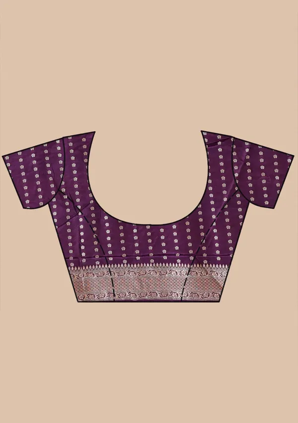 Violet_Zariwork_Gold_Art_Silk_Silk_Saree