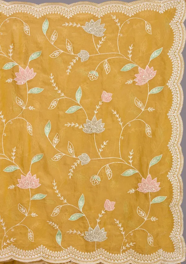 Mustard_Zardozi_Gold_Tissue_Saree