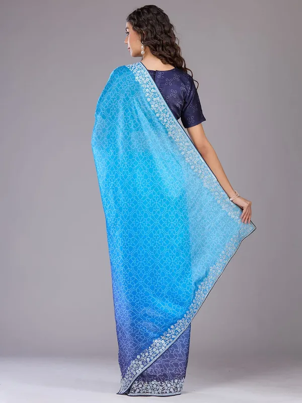 Sky_Blue_Cording_Organza_Saree