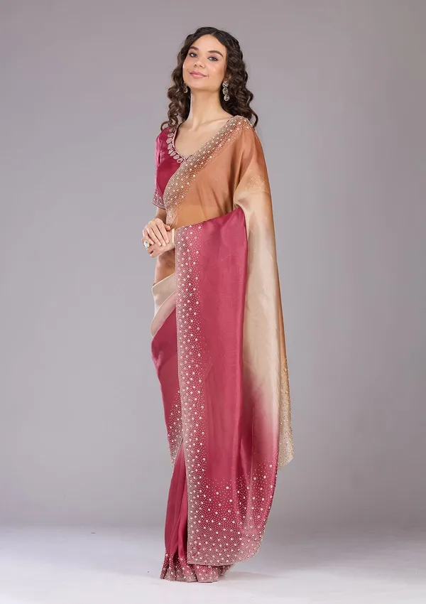 Gold_Stonework_Gold_Tissue_Saree