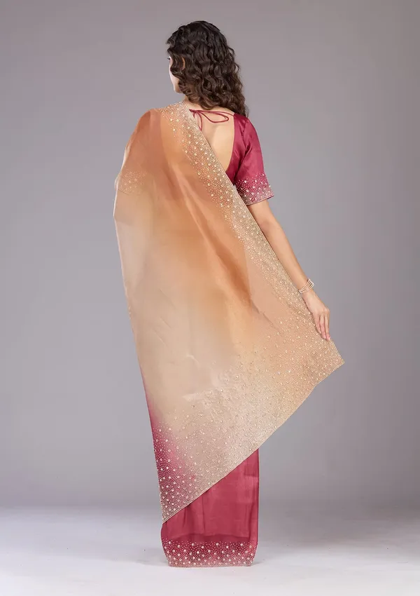 Gold_Stonework_Gold_Tissue_Saree