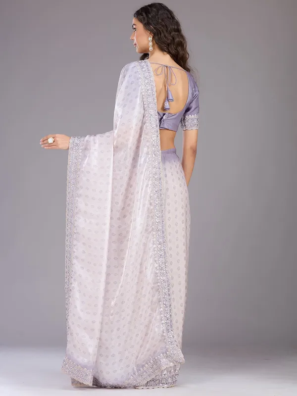 Lavender_Sequins_Tissue_Saree