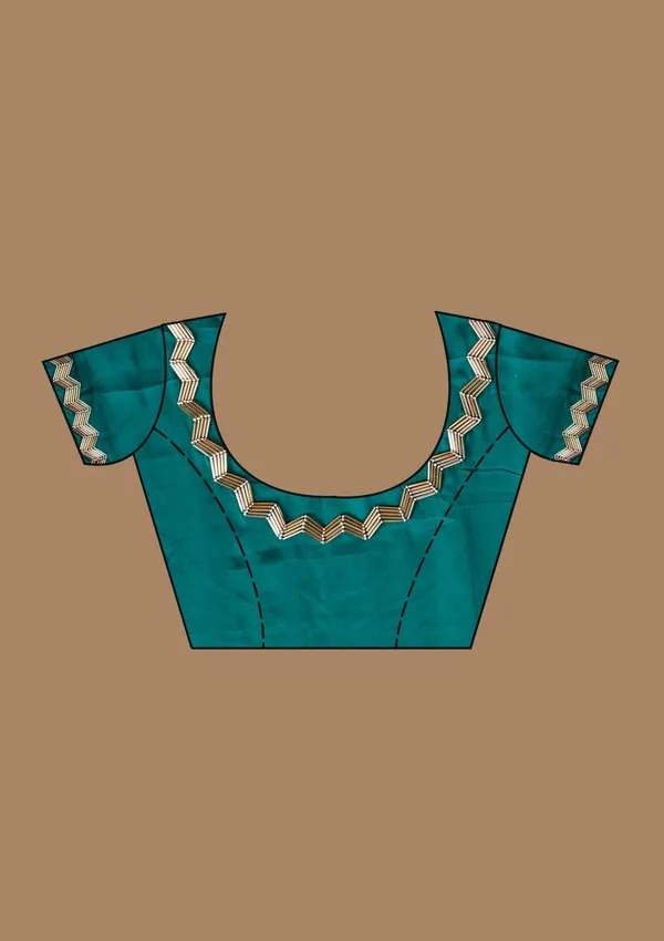 Peacock_Green_Aariwork_Satin_Saree