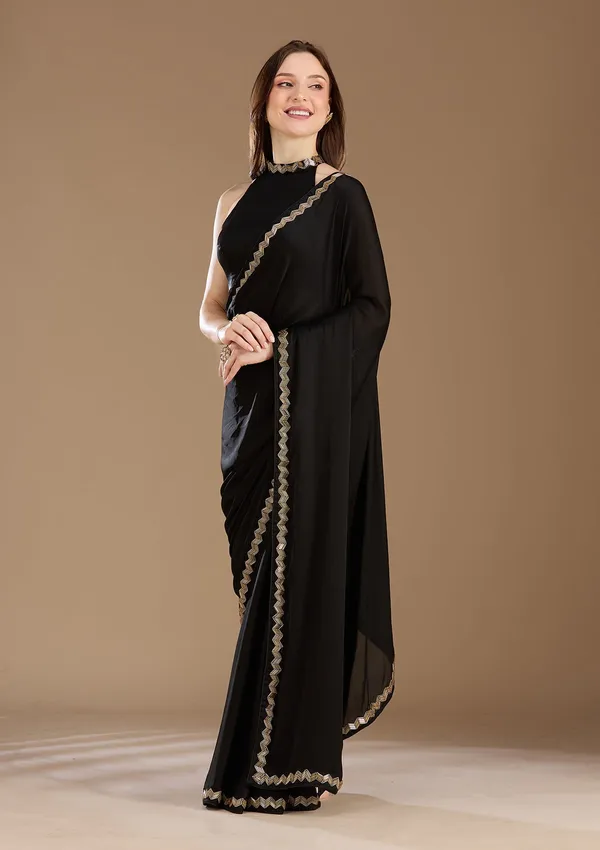 Black_Aariwork_Satin_Saree