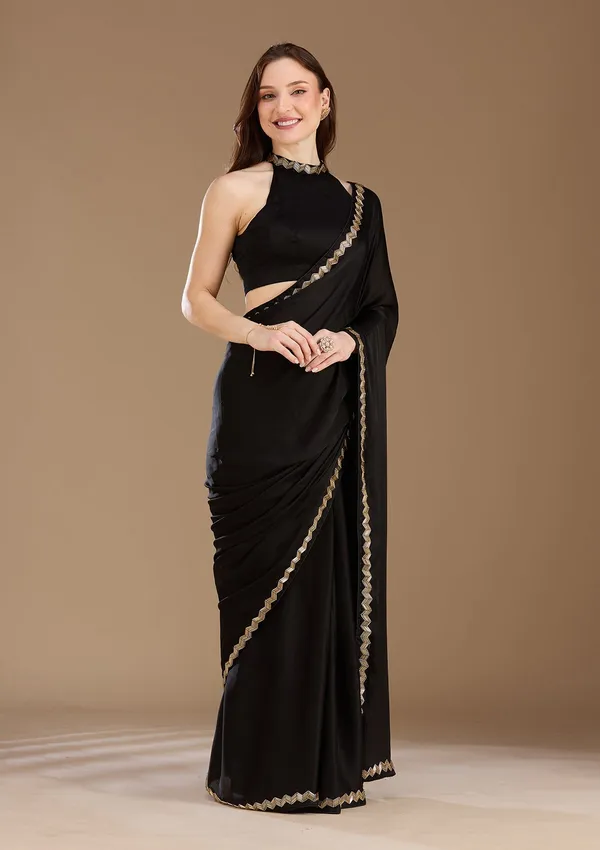 Black_Aariwork_Satin_Saree