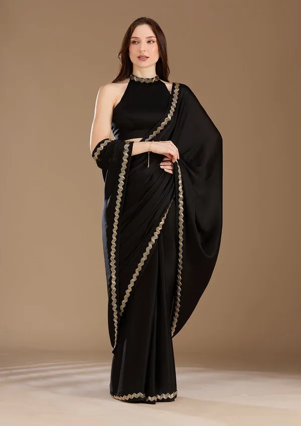 Black_Aariwork_Satin_Saree