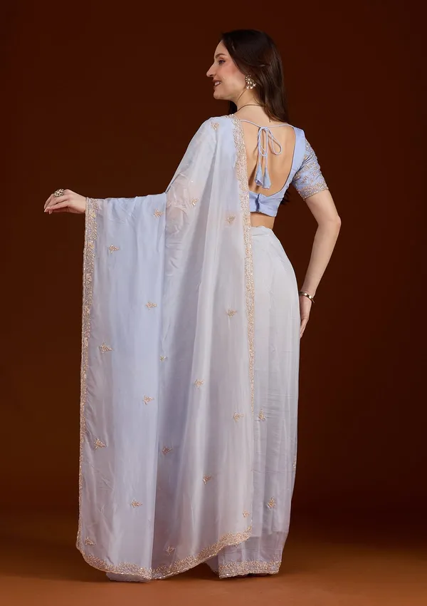 Sky_Blue_Cutdana_Silk_Saree