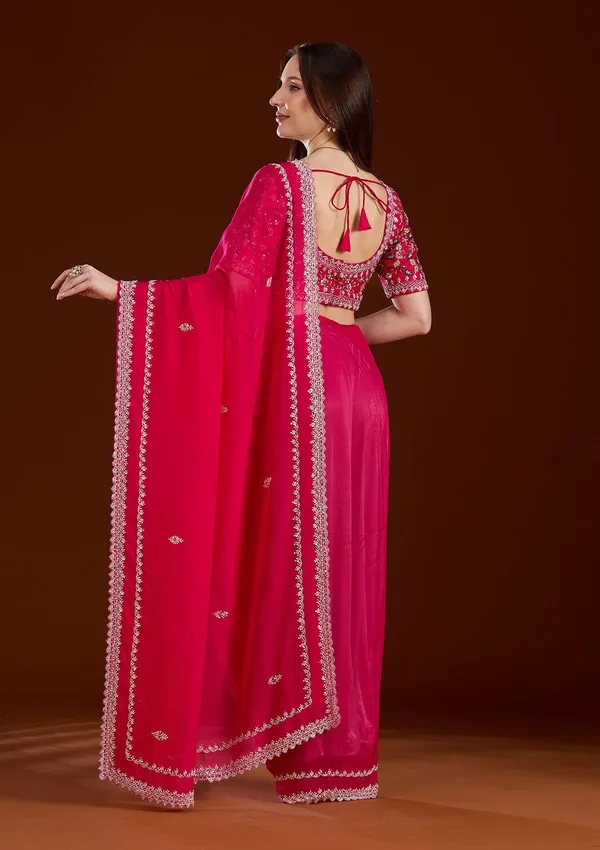 Rani_Pink_Aariwork_Tissue_Saree