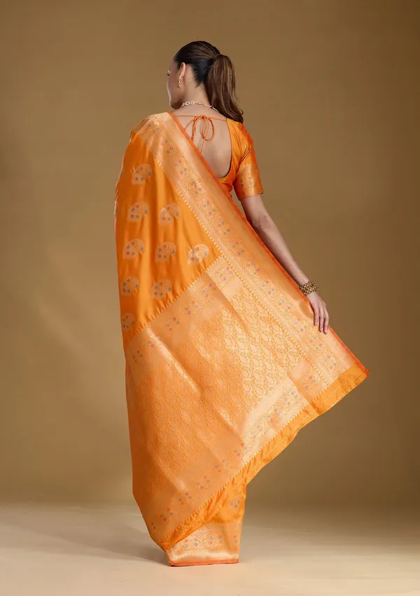 Mustard_Zariwork_Art_Silk_Silk_Saree