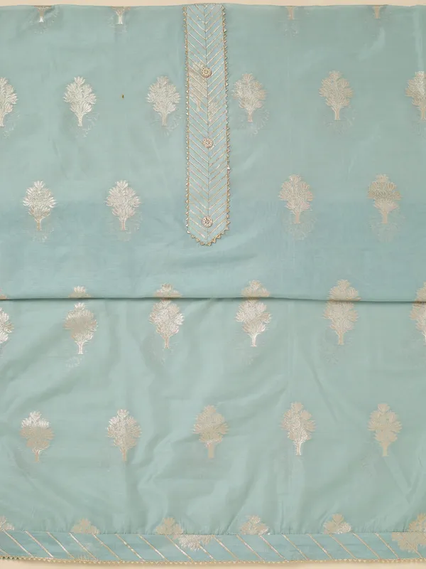 Light_Grey_Zariwork_Gold_Chanderi_Unstitched_Salwar_Suit