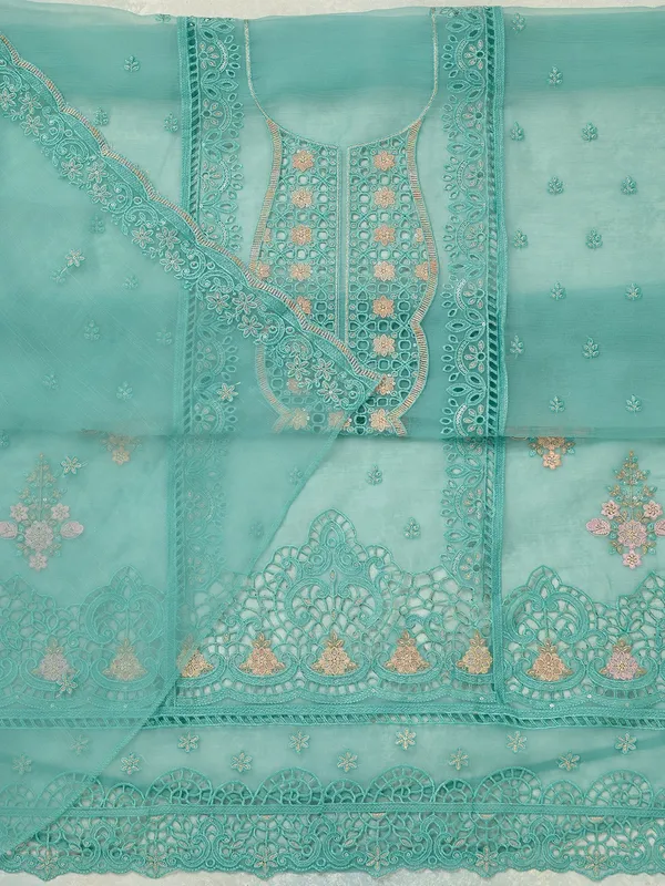Sea_Green_Threadwork_Tissue_Unstitched_Salwar_Suit