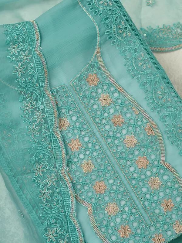 Sea_Green_Threadwork_Tissue_Unstitched_Salwar_Suit