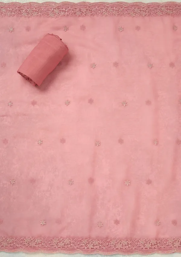 Pink_Threadwork_Tissue_Unstitched_Salwar_Suit