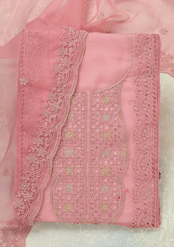 Pink_Threadwork_Tissue_Unstitched_Salwar_Suit