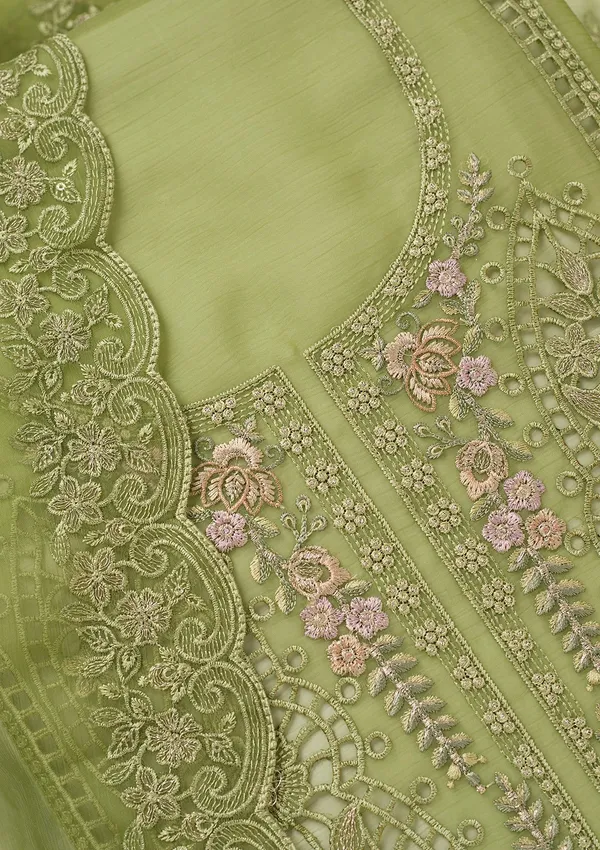 Green_Threadwork_Tissue_Unstitched_Salwar_Suit