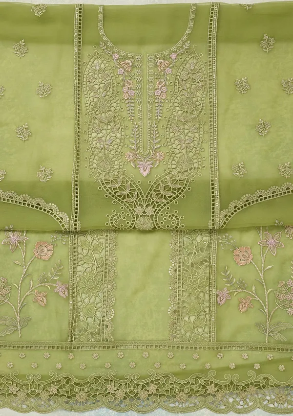 Green_Threadwork_Tissue_Unstitched_Salwar_Suit