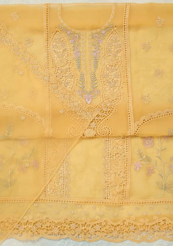 Yellow_Threadwork_Tissue_Unstitched_Salwar_Suit
