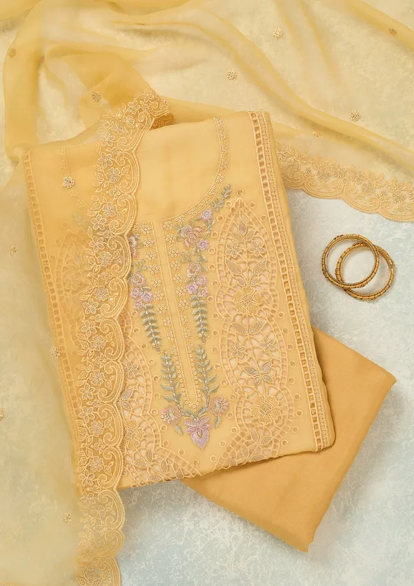 Yellow_Threadwork_Tissue_Unstitched_Salwar_Suit