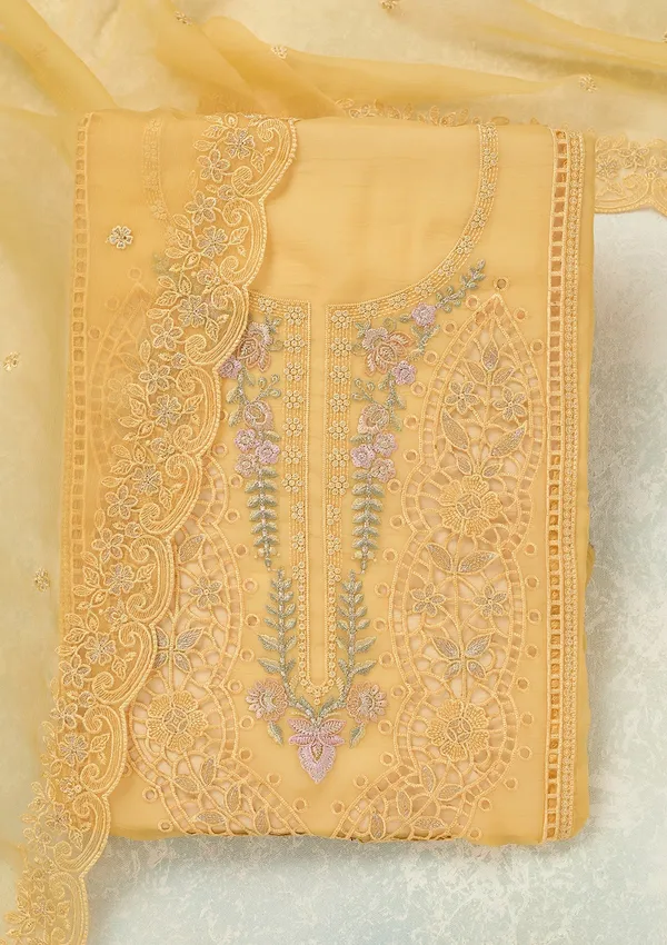 Yellow_Threadwork_Tissue_Unstitched_Salwar_Suit