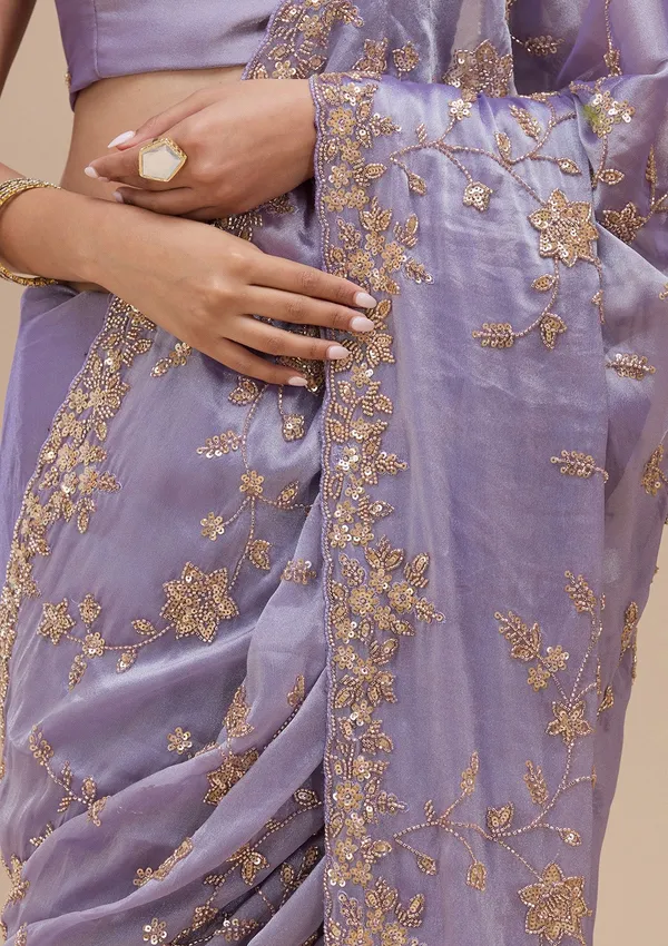 Lavender_Cutdana_Tissue_Saree