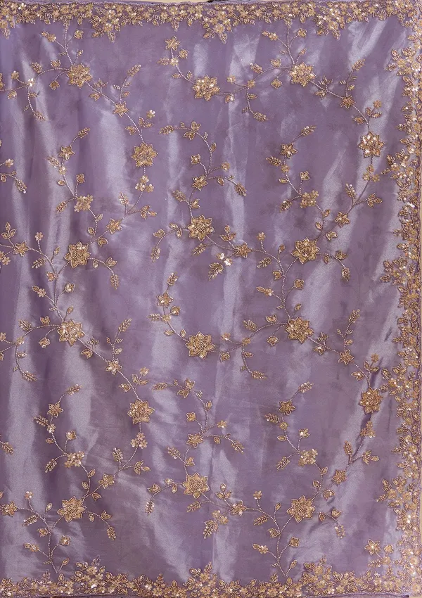 Lavender_Cutdana_Tissue_Saree
