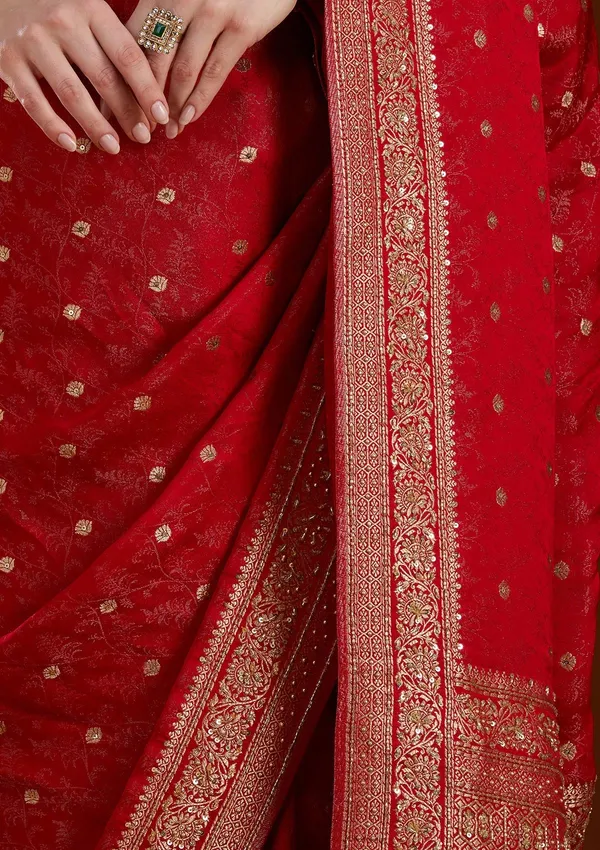 Red_Aariwork_Pure_Silk_Silk_Saree