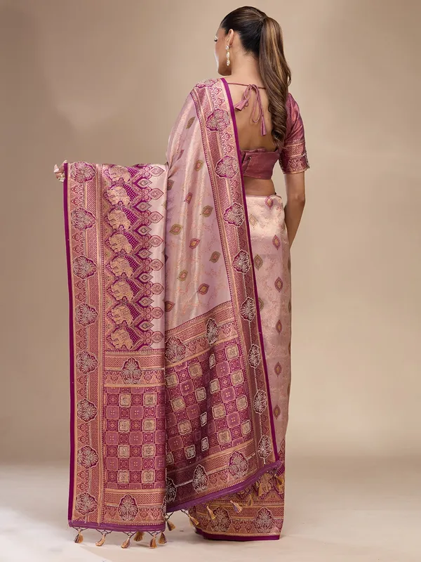 Lavender_Aariwork_Art_Silk_Silk_Saree