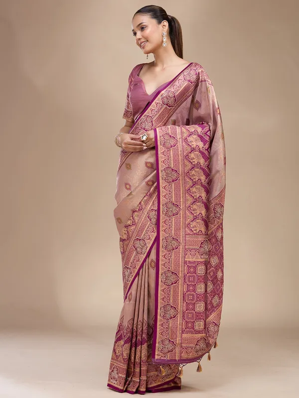 Lavender_Aariwork_Art_Silk_Silk_Saree
