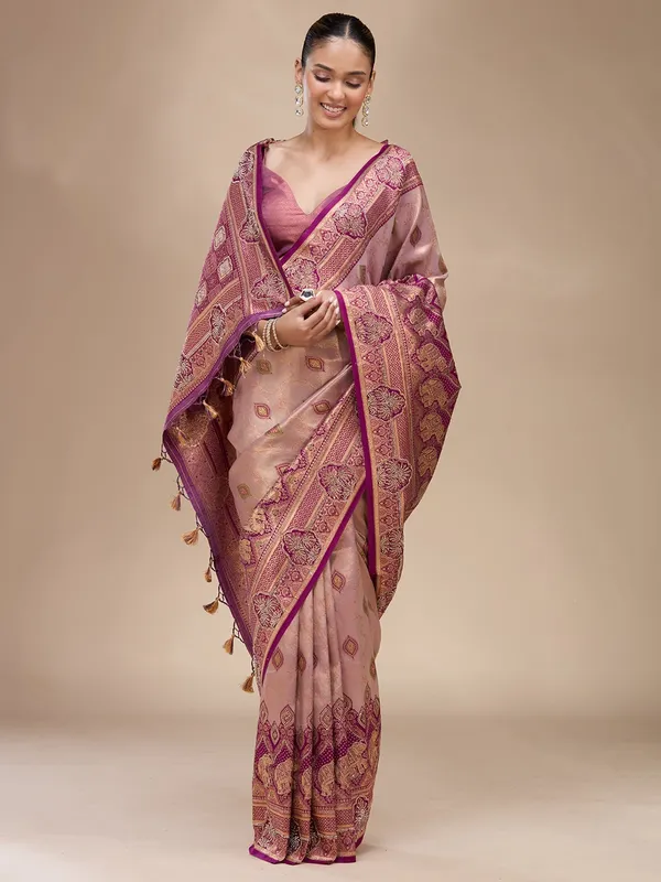 Lavender_Aariwork_Art_Silk_Silk_Saree