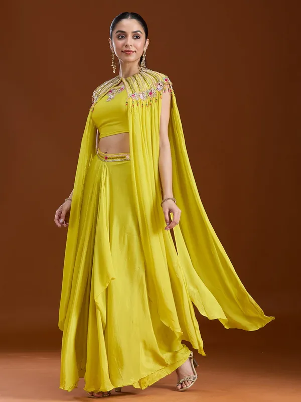 Lemon_Yellow_Cutdana_Georgette_Readymade_Salwar_Suit