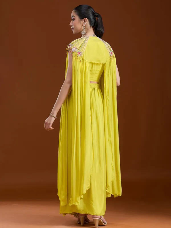 Lemon_Yellow_Cutdana_Georgette_Readymade_Salwar_Suit