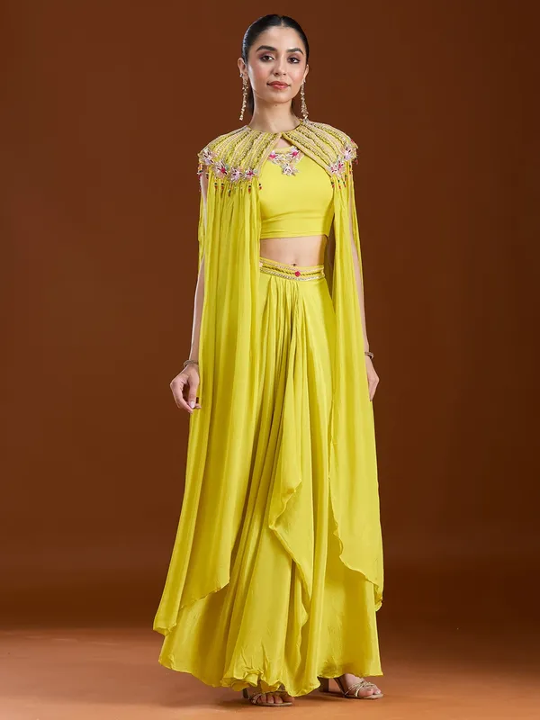 Lemon_Yellow_Cutdana_Georgette_Readymade_Salwar_Suit