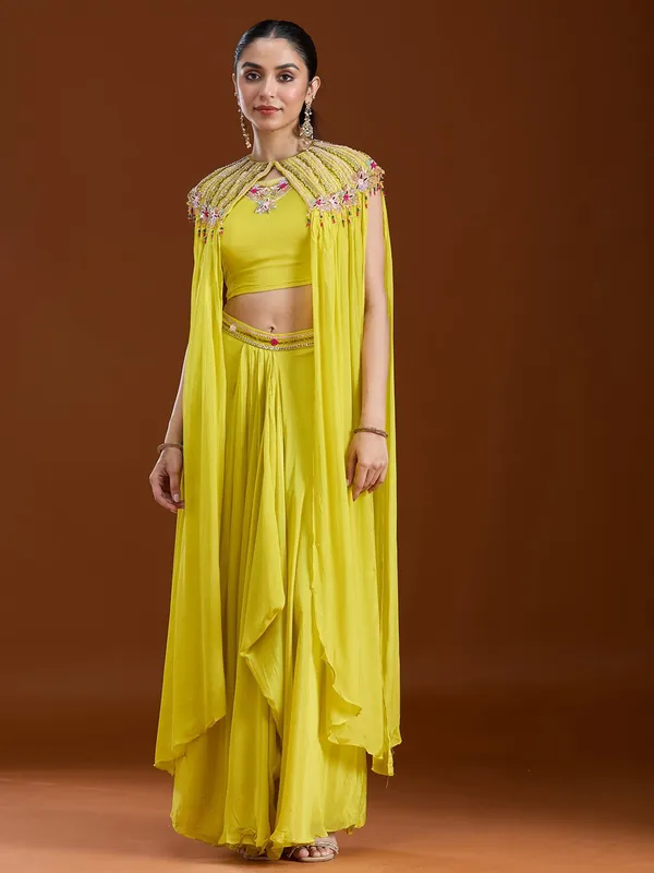 Lemon_Yellow_Cutdana_Georgette_Readymade_Salwar_Suit
