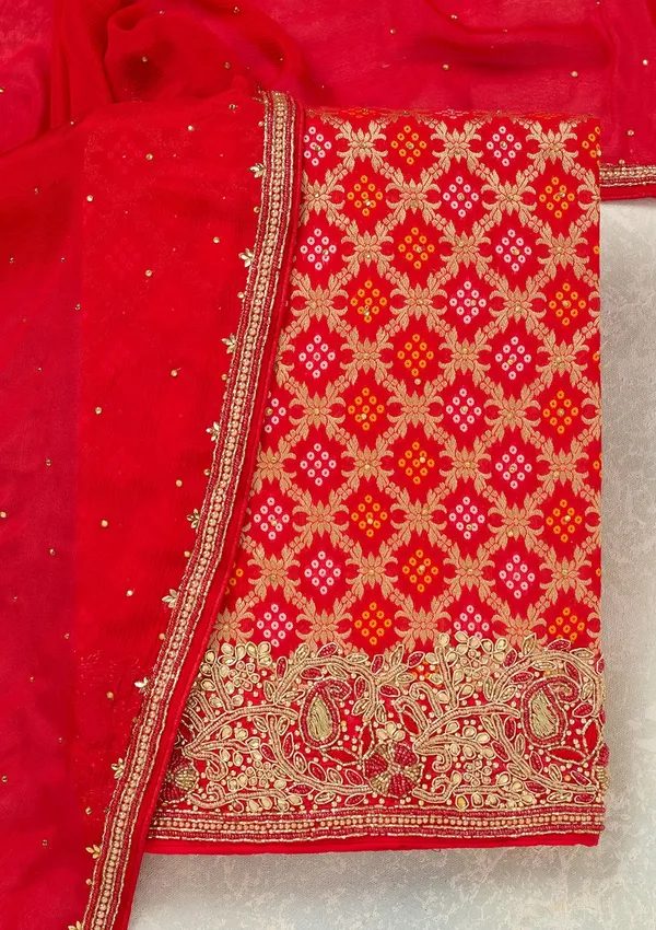 Red_Stonework_Silver_Georgette_Unstitched_Salwar_Suit