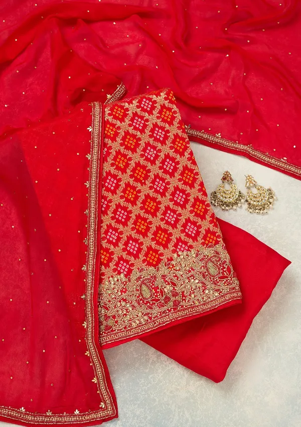 Red_Stonework_Silver_Georgette_Unstitched_Salwar_Suit